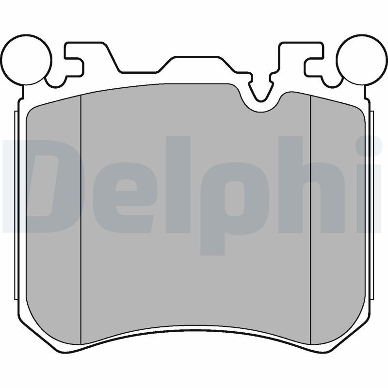DELPHI LP2287 Brake Pad Set, disc brake