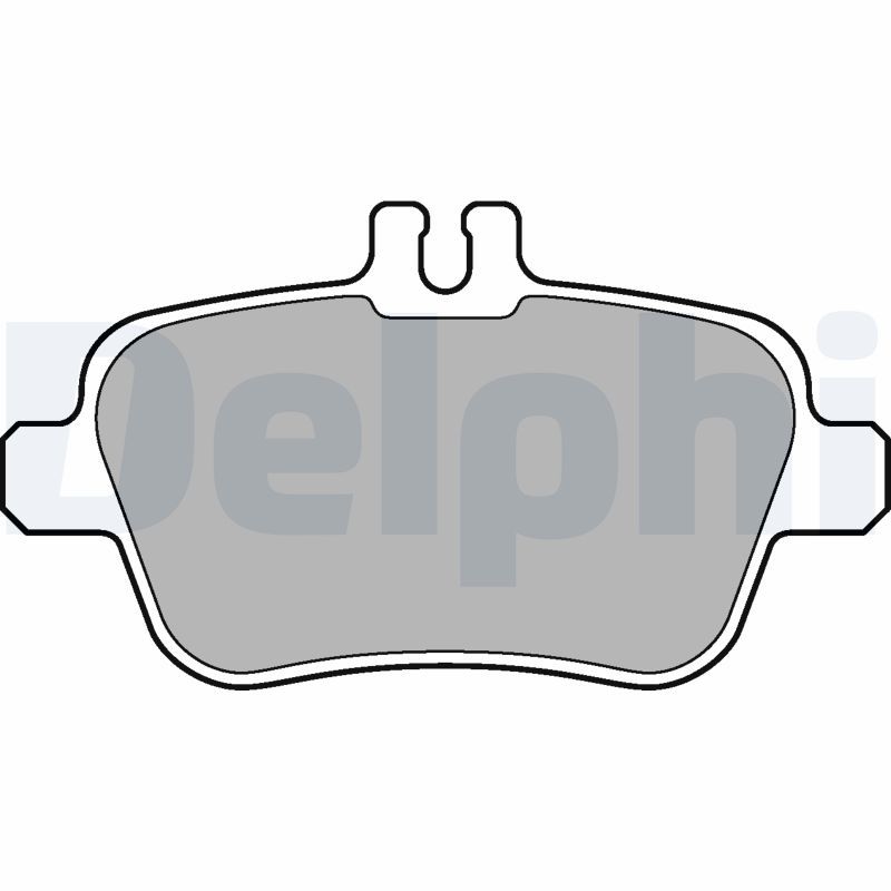 DELPHI LP2289 Brake Pad Set, disc brake
