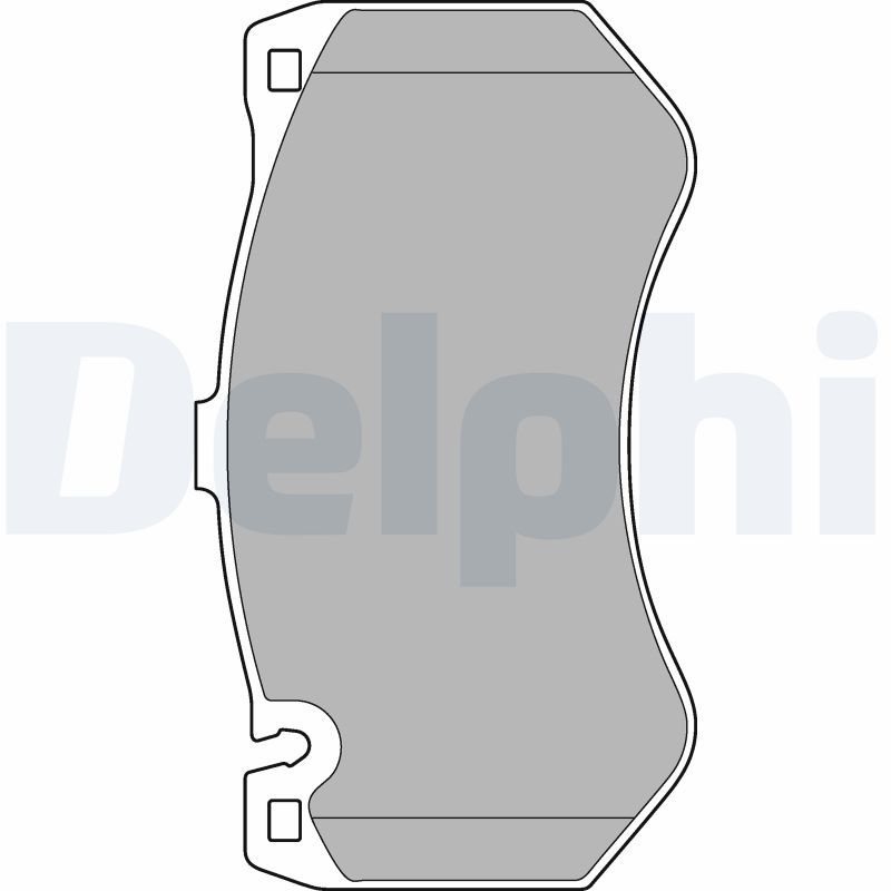 DELPHI LP2290 Brake Pad Set, disc brake