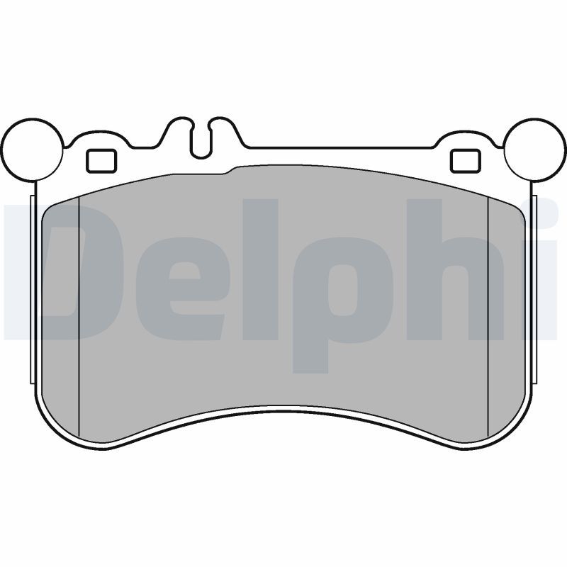 DELPHI LP2291 Brake Pad Set, disc brake