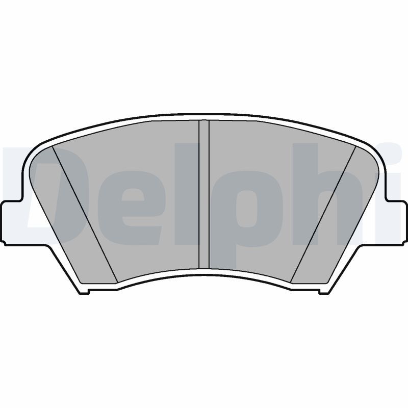 DELPHI LP2293 Brake Pad Set, disc brake