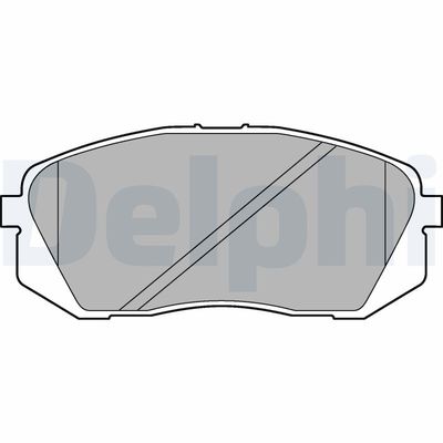 Brake Pad Set, disc brake DELPHI LP2294
