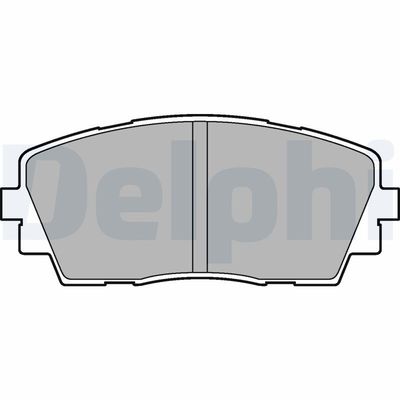 Brake Pad Set, disc brake DELPHI LP2296
