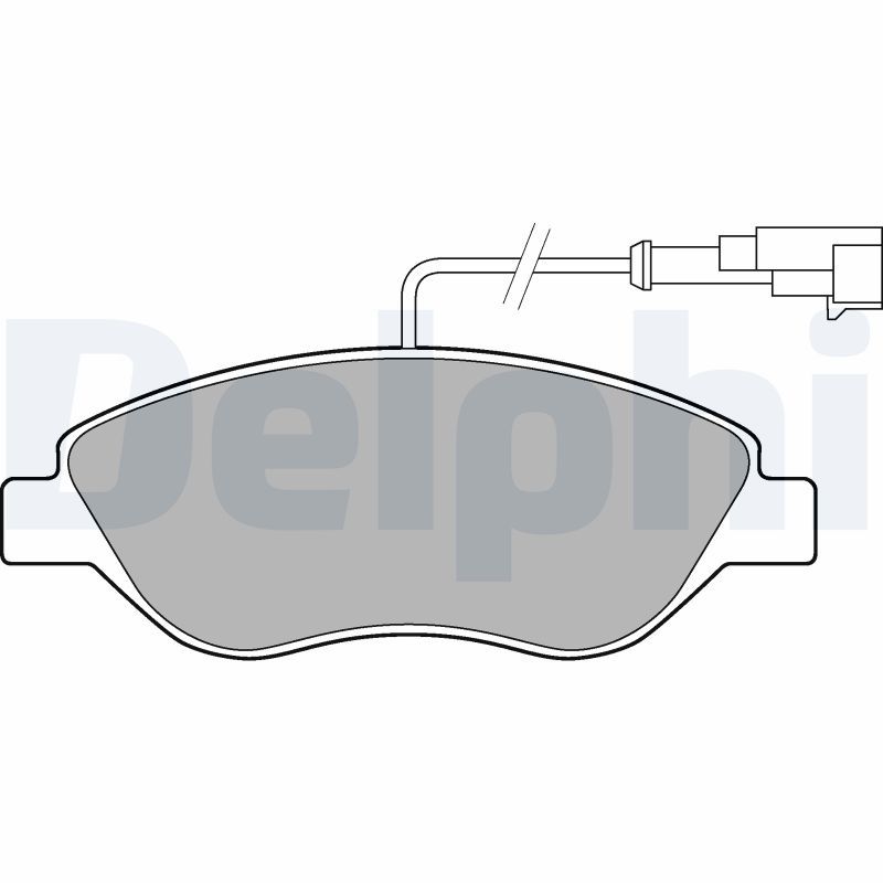 DELPHI LP2299 Brake Pad Set, disc brake