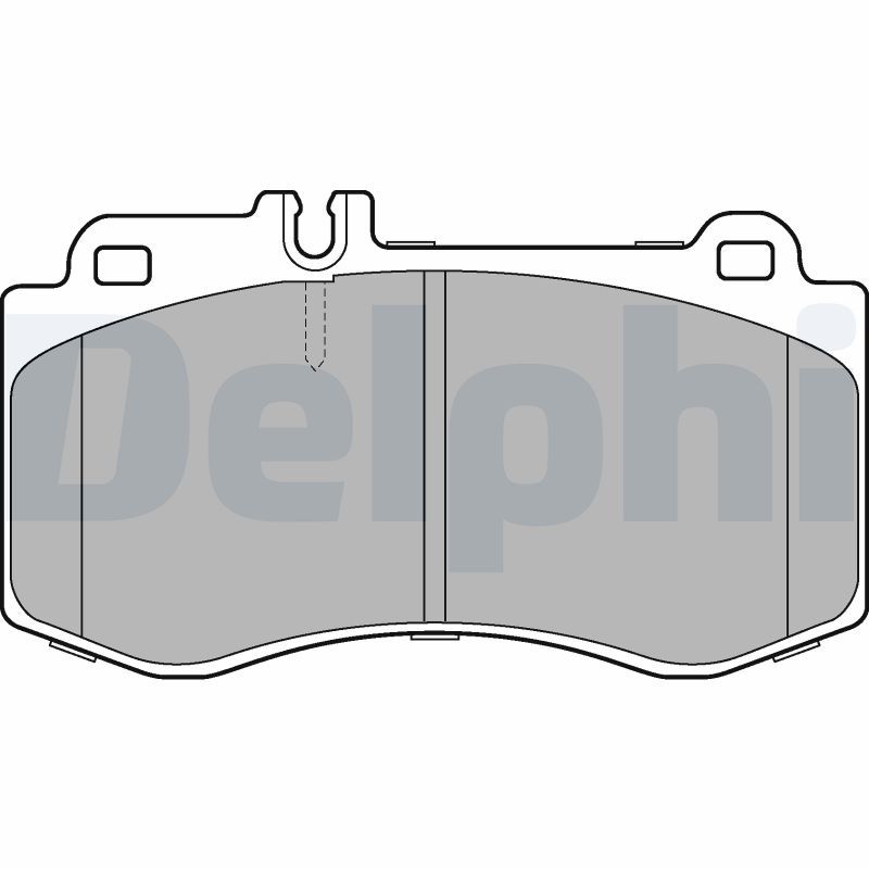 DELPHI LP2304 Brake Pad Set, disc brake