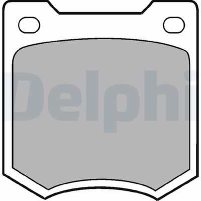Brake Pad Set, disc brake DELPHI LP23