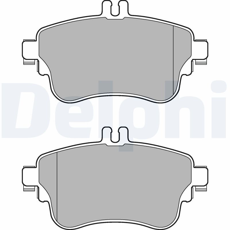 DELPHI LP2442 Brake Pad Set, disc brake