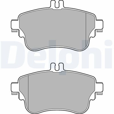 Brake Pad Set, disc brake DELPHI LP2442