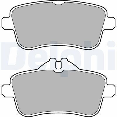 Brake Pad Set, disc brake DELPHI LP2443