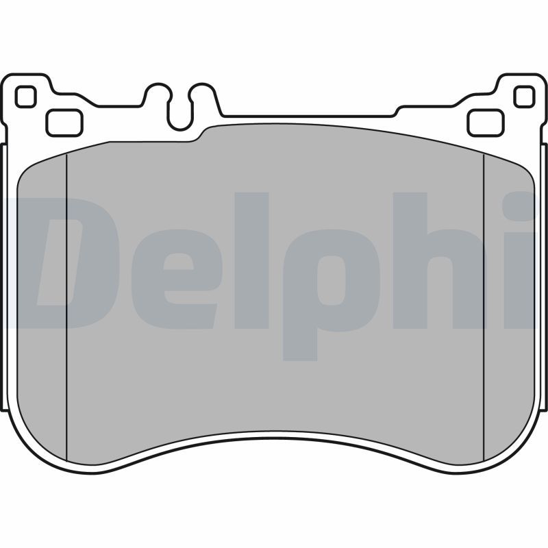 DELPHI LP2445 Brake Pad Set, disc brake