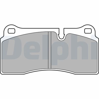 Brake Pad Set, disc brake DELPHI LP2448