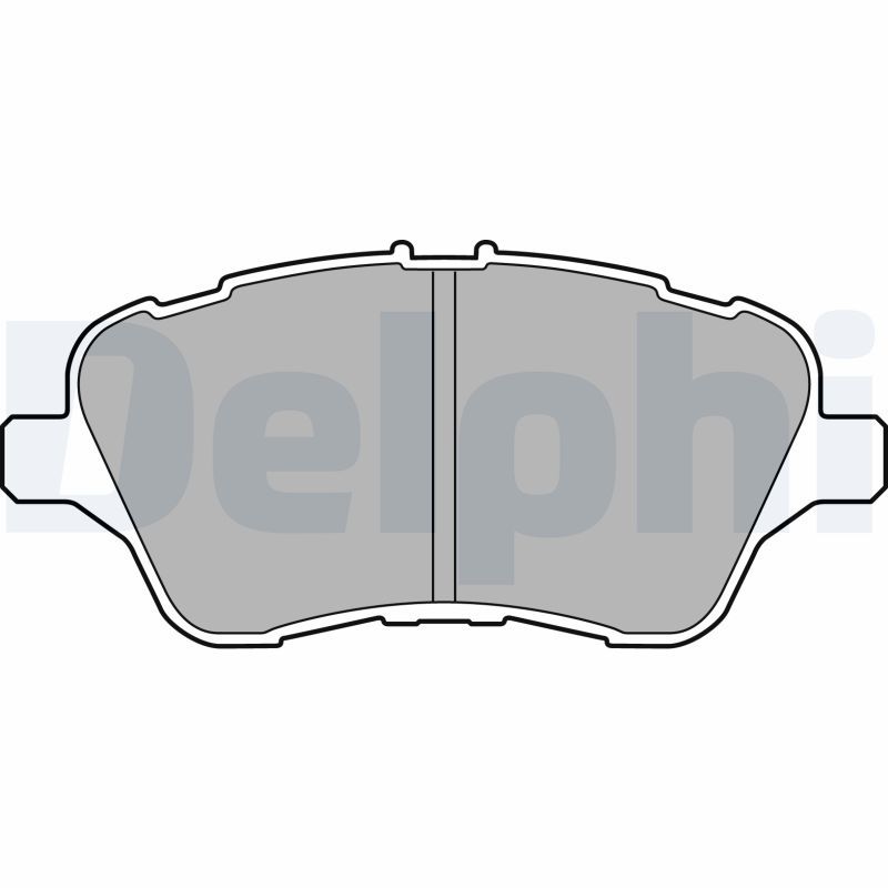 DELPHI LP2474 Brake Pad Set, disc brake