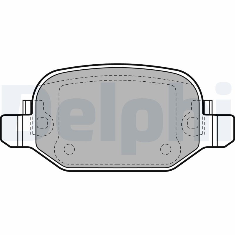 DELPHI LP2475 Brake Pad Set, disc brake