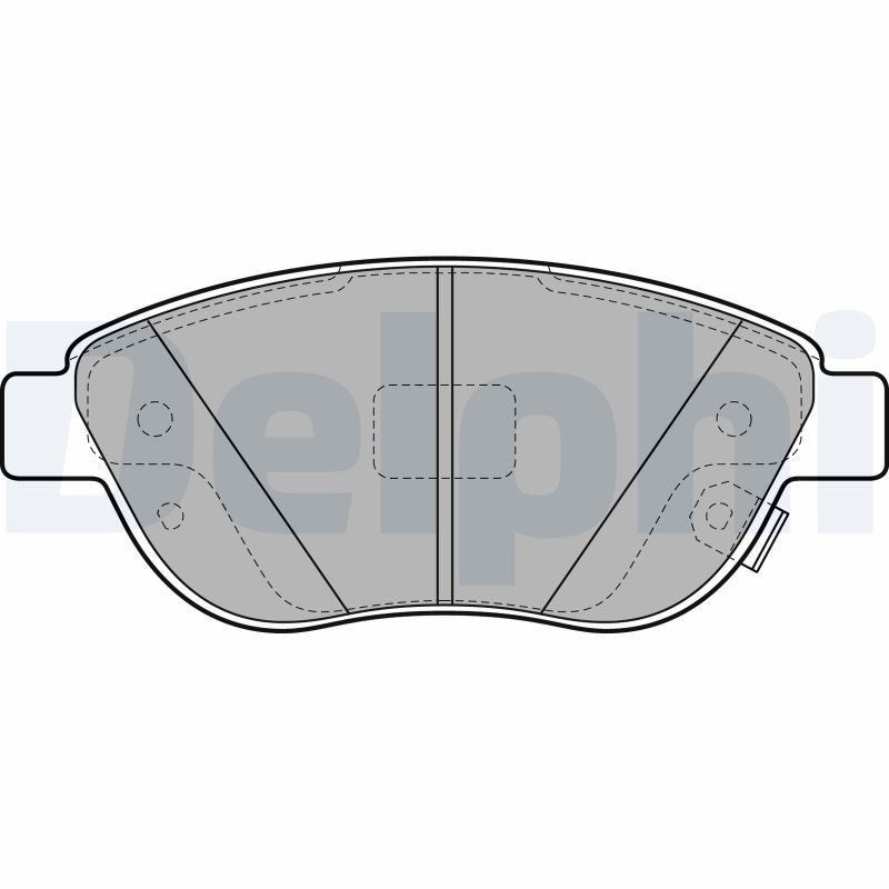 DELPHI LP2476 Brake Pad Set, disc brake