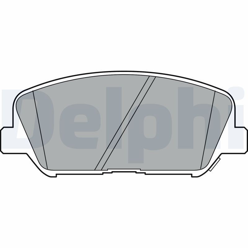 DELPHI LP2477 Brake Pad Set, disc brake