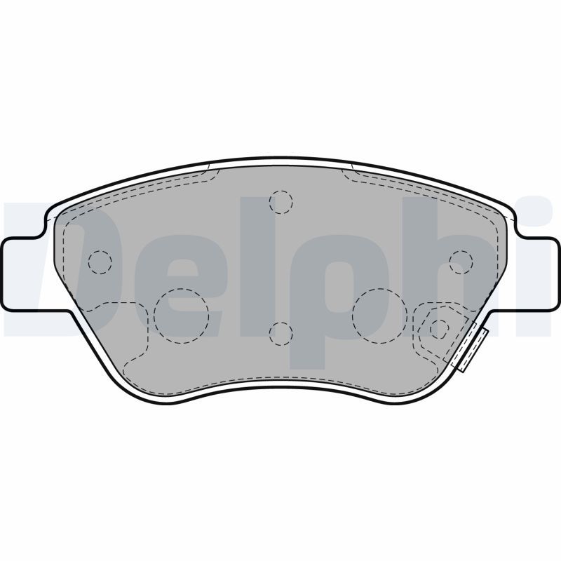 DELPHI LP2478 Brake Pad Set, disc brake