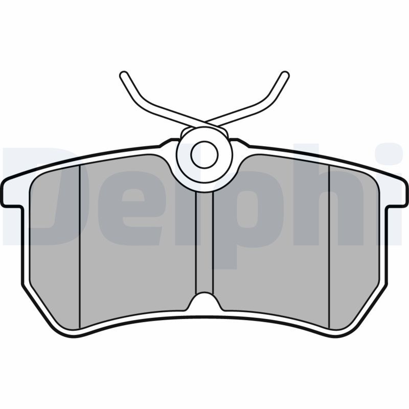 DELPHI LP2480 Brake Pad Set, disc brake