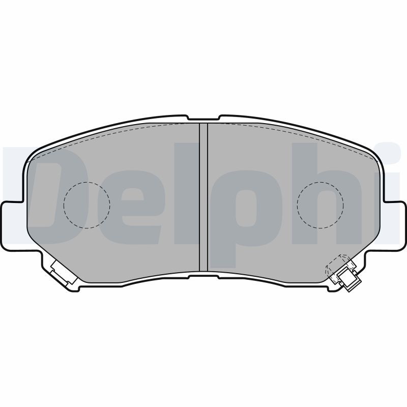 DELPHI LP2481 Brake Pad Set, disc brake