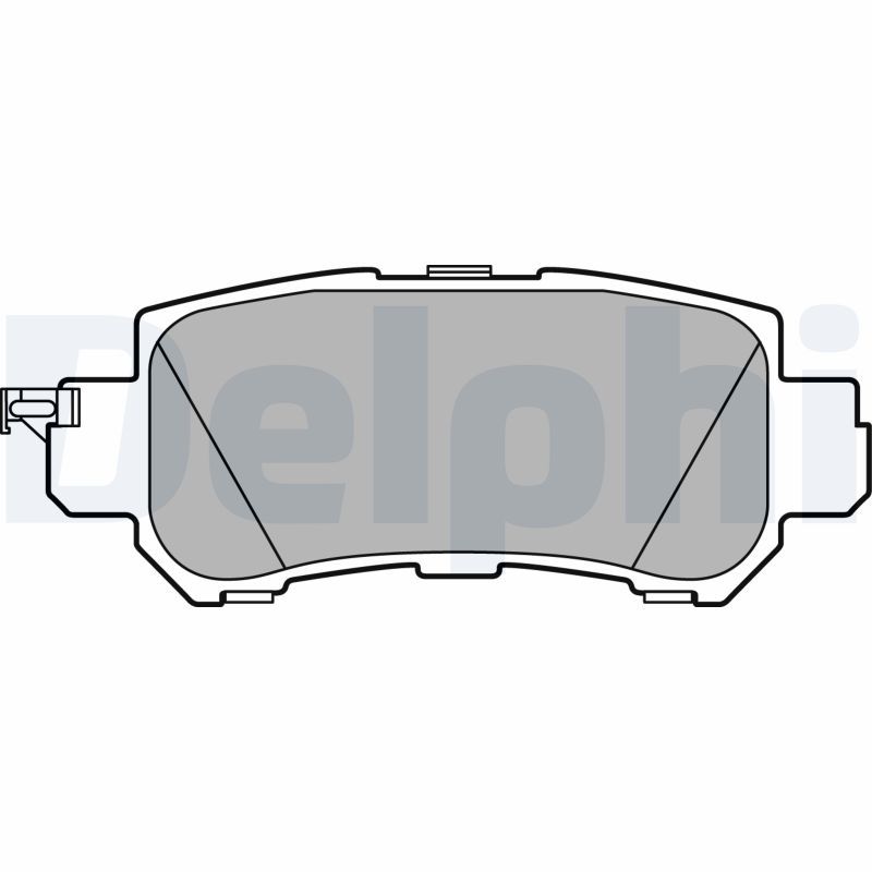 DELPHI LP2482 Brake Pad Set, disc brake