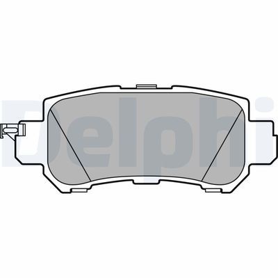 Brake Pad Set, disc brake DELPHI LP2482