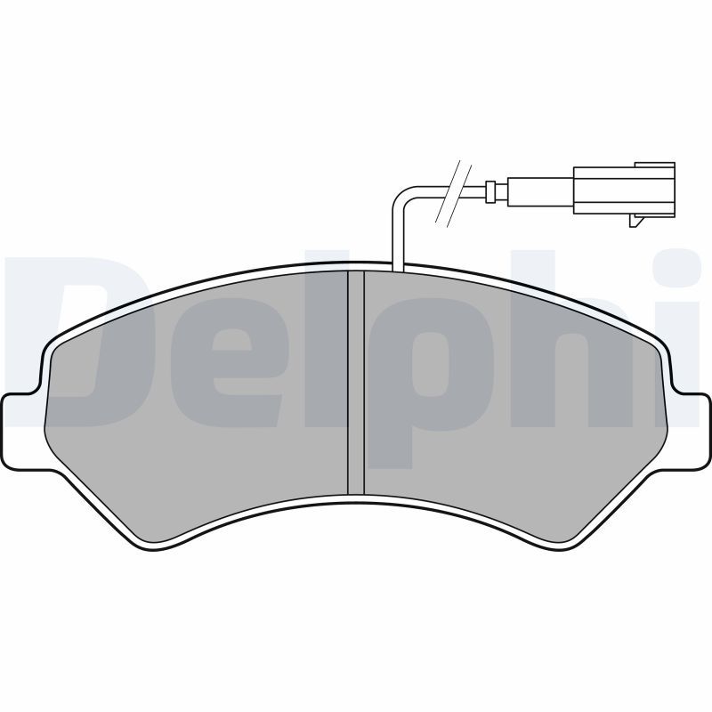 DELPHI LP2492 Brake Pad Set, disc brake