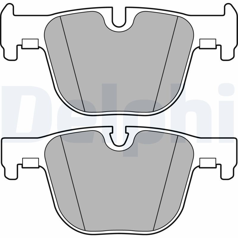 DELPHI LP2494 Brake Pad Set, disc brake