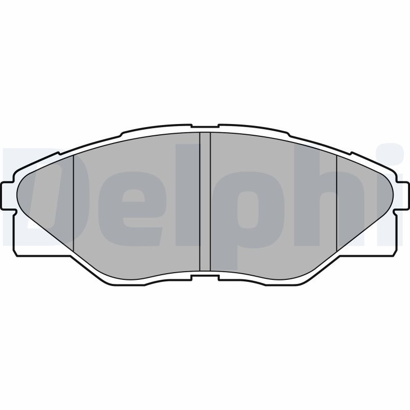 DELPHI LP2496 Brake Pad Set, disc brake
