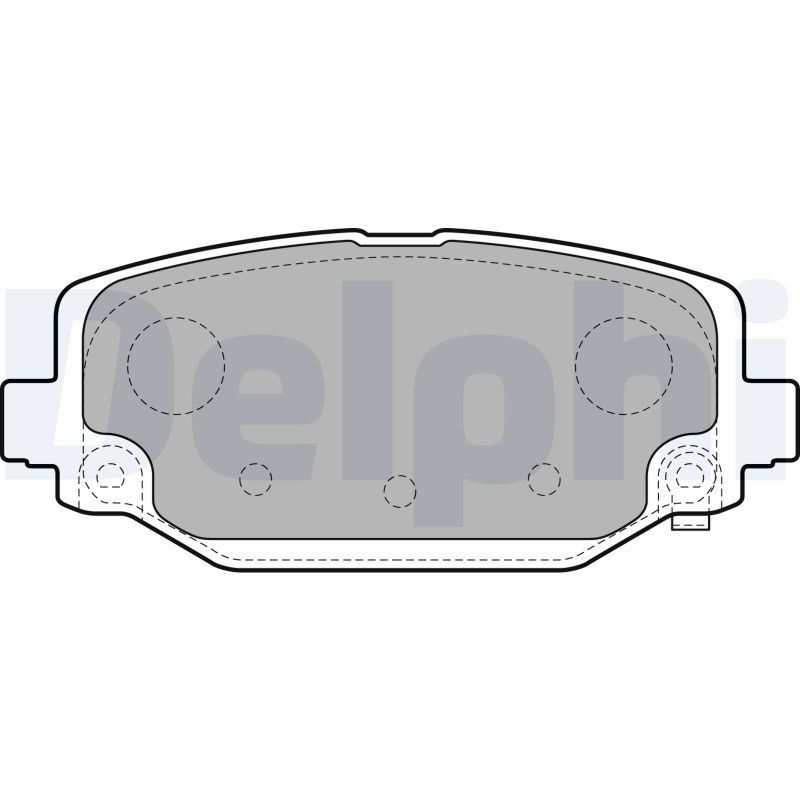 DELPHI LP2499 Brake Pad Set, disc brake
