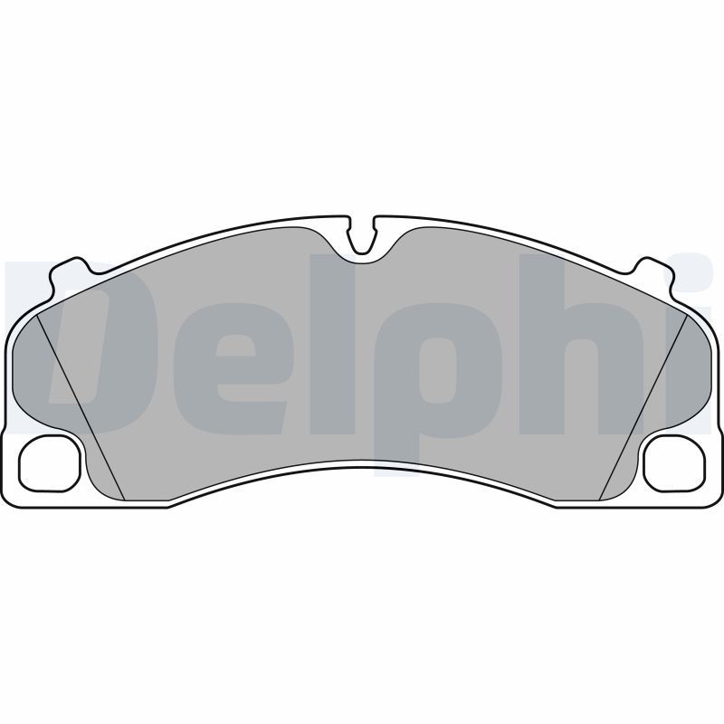 DELPHI LP2500 Brake Pad Set, disc brake
