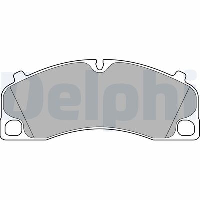 Brake Pad Set, disc brake DELPHI LP2500