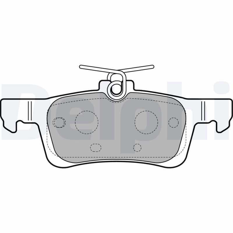 DELPHI LP2503 Brake Pad Set, disc brake