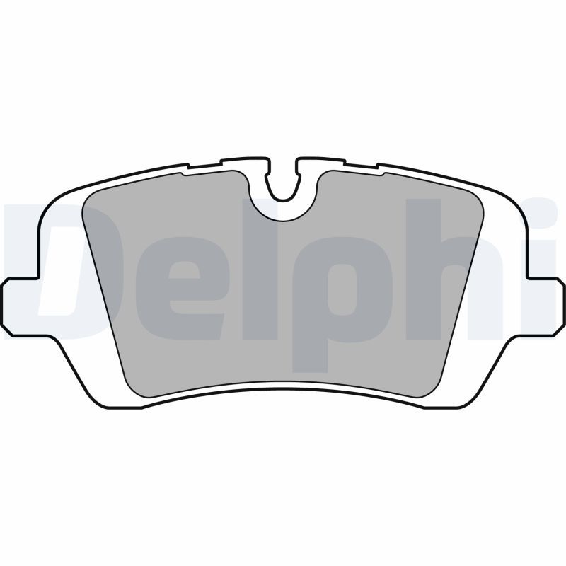 DELPHI LP2508 Brake Pad Set, disc brake