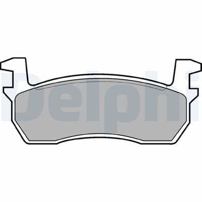 Brake Pad Set, disc brake DELPHI LP259