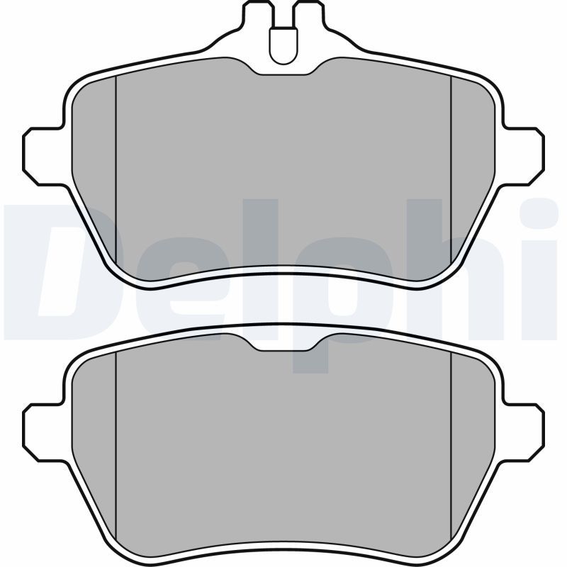 DELPHI LP2659 Brake Pad Set, disc brake