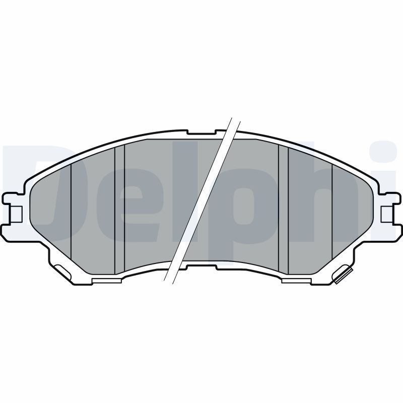 DELPHI LP2664 Brake Pad Set, disc brake
