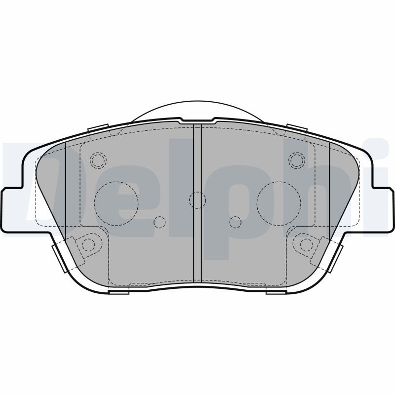 DELPHI LP2688 Brake Pad Set, disc brake