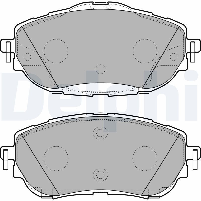 DELPHI LP2691 Brake Pad Set, disc brake
