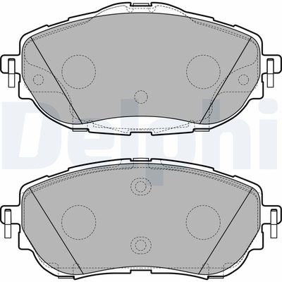 Brake Pad Set, disc brake DELPHI LP2691