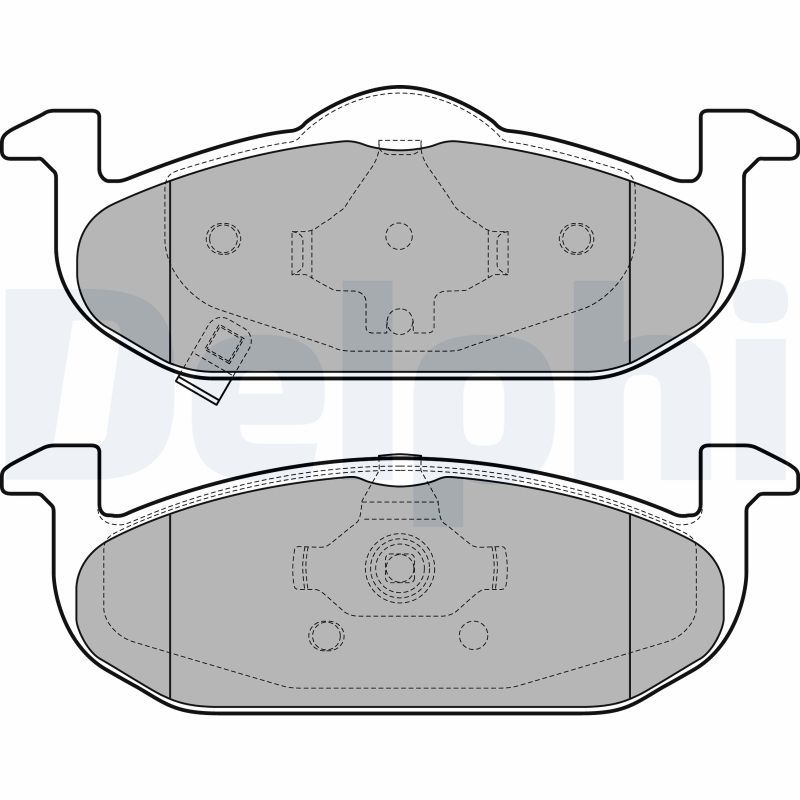 DELPHI LP2695 Brake Pad Set, disc brake