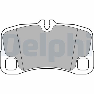 Brake Pad Set, disc brake DELPHI LP2696