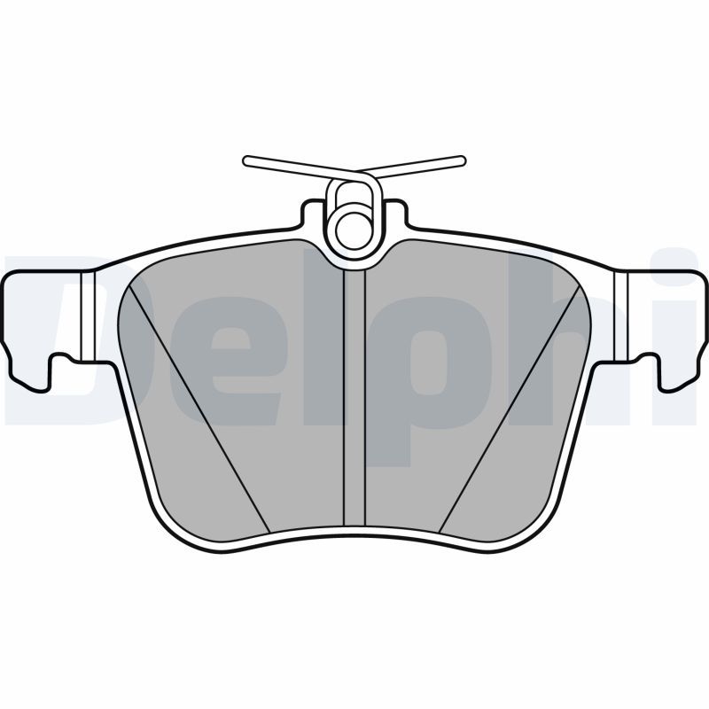 DELPHI LP2697 Brake Pad Set, disc brake
