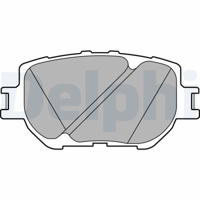 Brake Pad Set, disc brake DELPHI LP2699