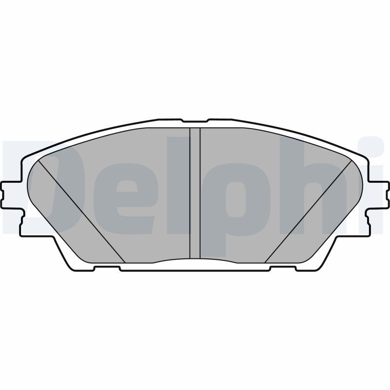 DELPHI LP2701 Brake Pad Set, disc brake