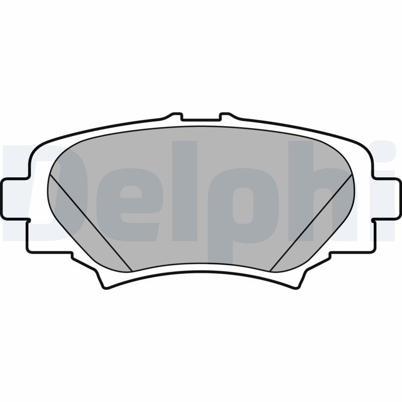 DELPHI LP2702 Brake Pad Set, disc brake