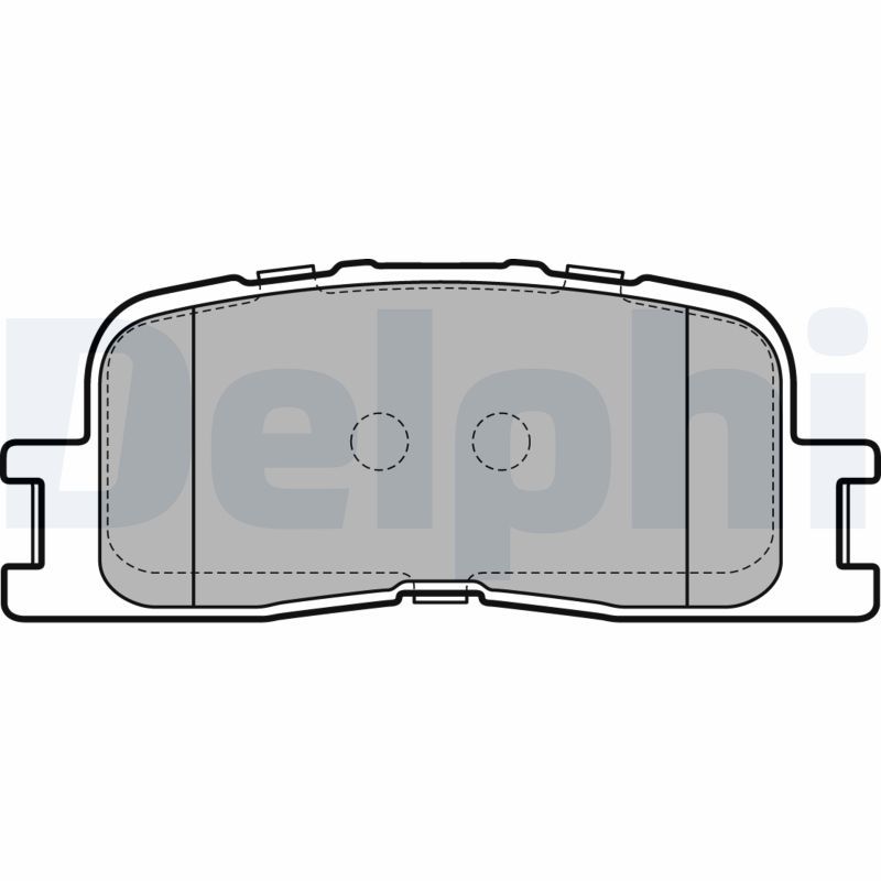 DELPHI LP2703 Brake Pad Set, disc brake