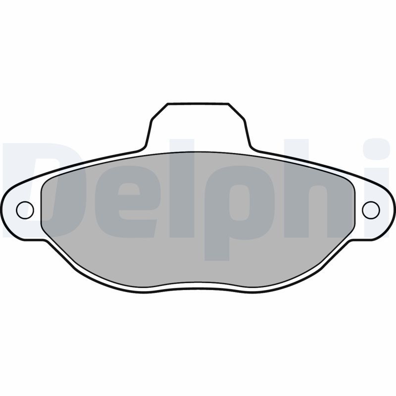 DELPHI LP2704 Brake Pad Set, disc brake