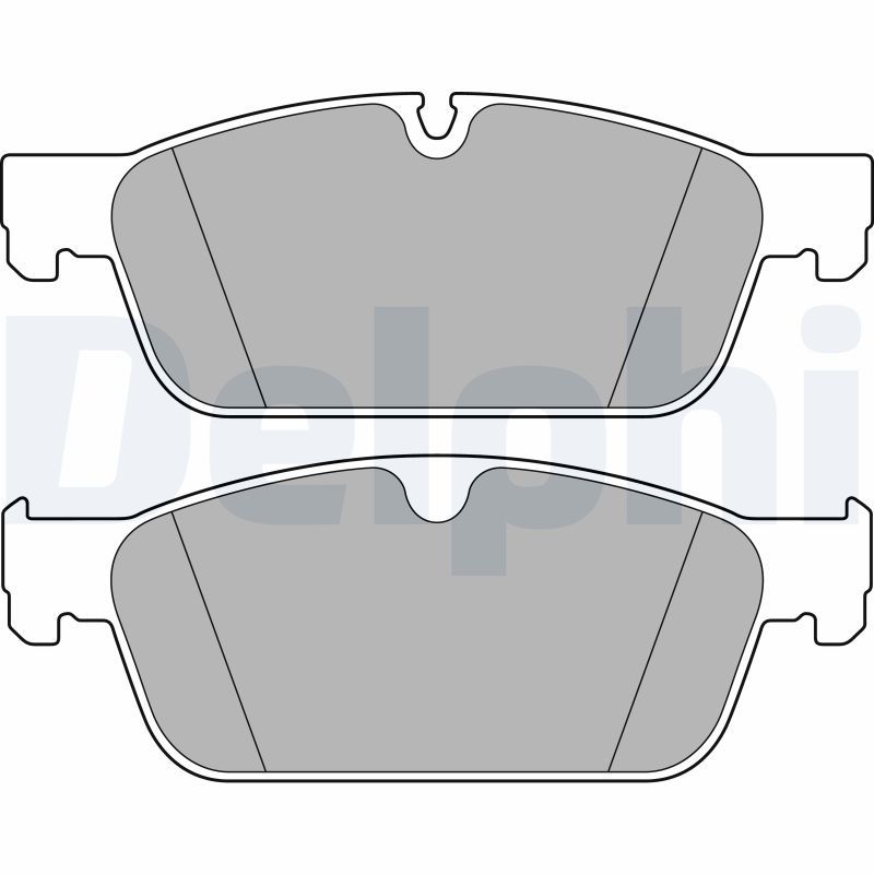 DELPHI LP2705 Brake Pad Set, disc brake