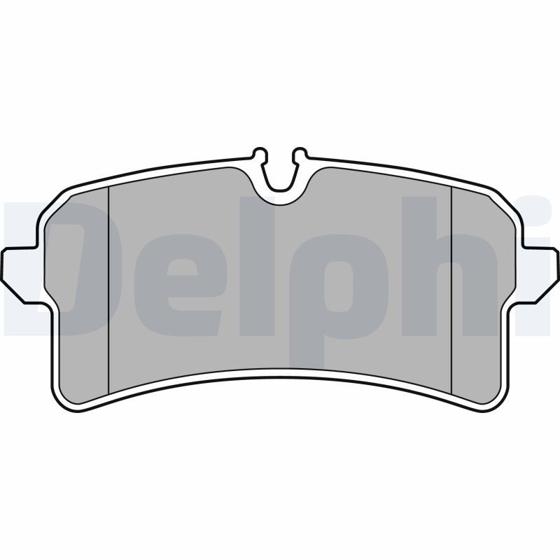 DELPHI LP2706 Brake Pad Set, disc brake
