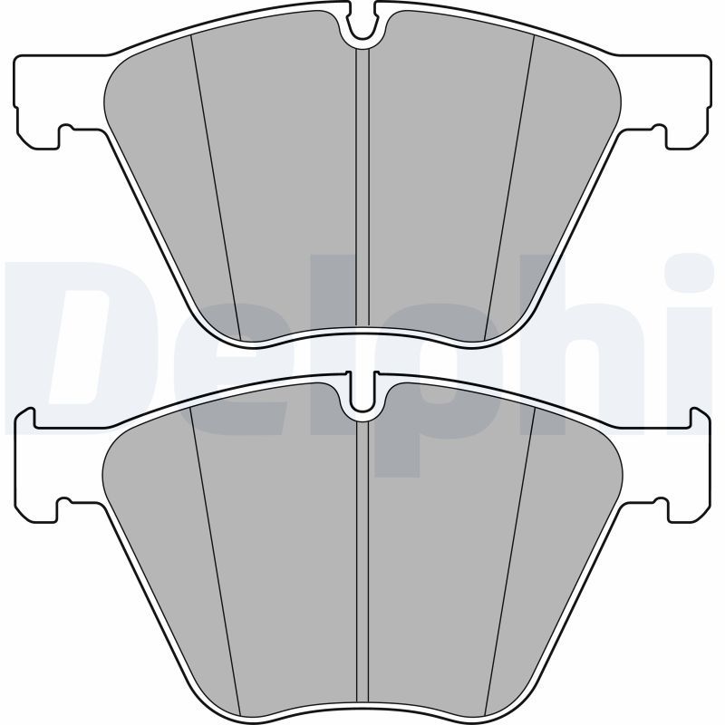 DELPHI LP2707 Brake Pad Set, disc brake