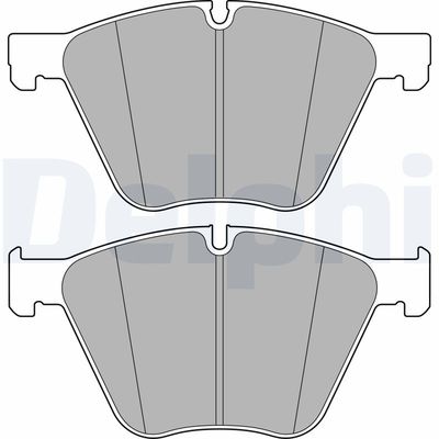 Brake Pad Set, disc brake DELPHI LP2707